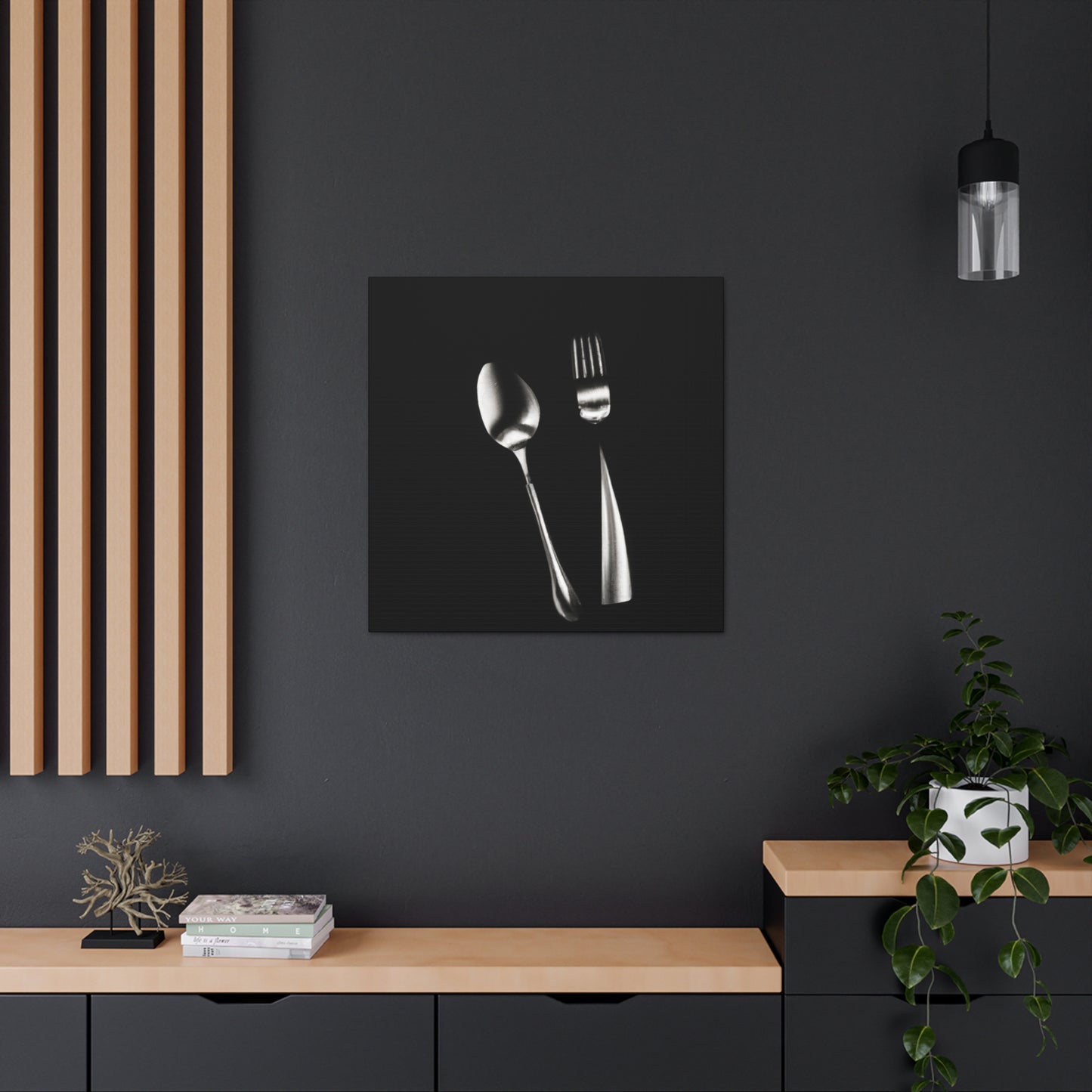 "Silverware in Simplicity" - Canvas