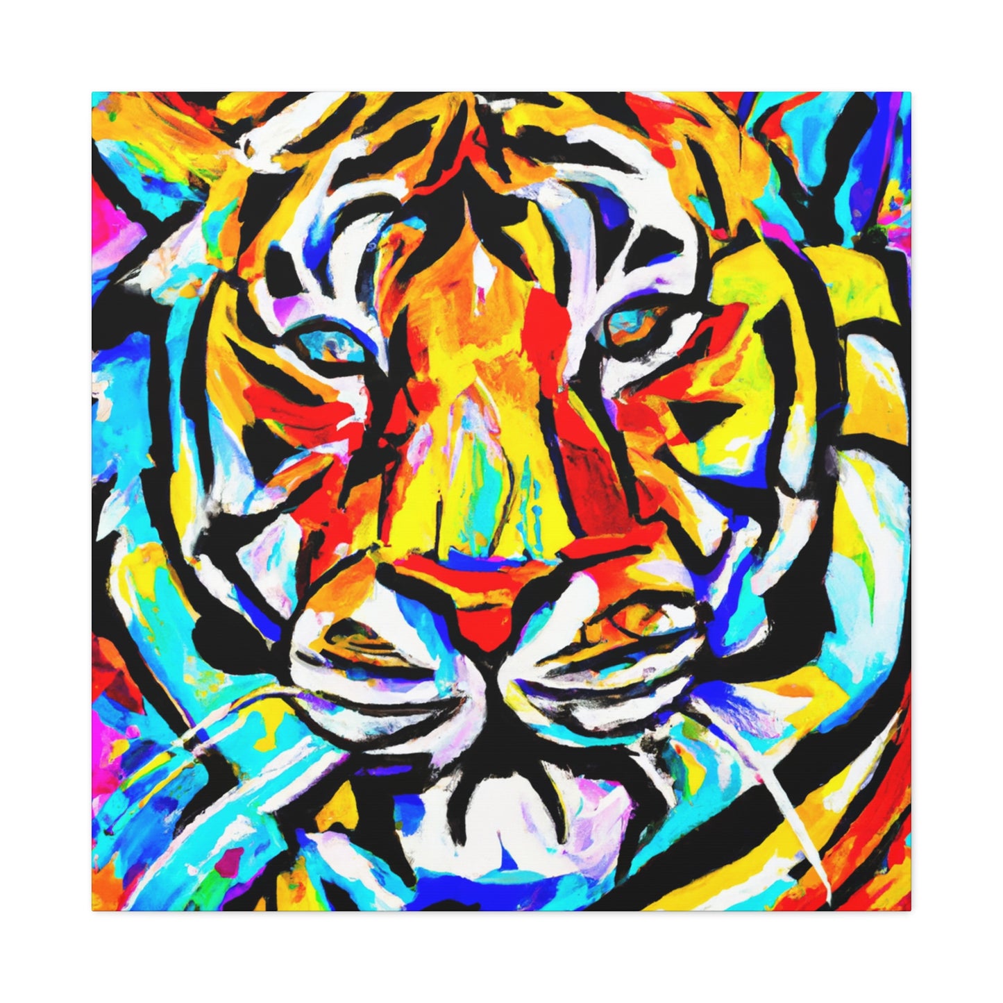 "Tiger in Art Deco" - Canvas