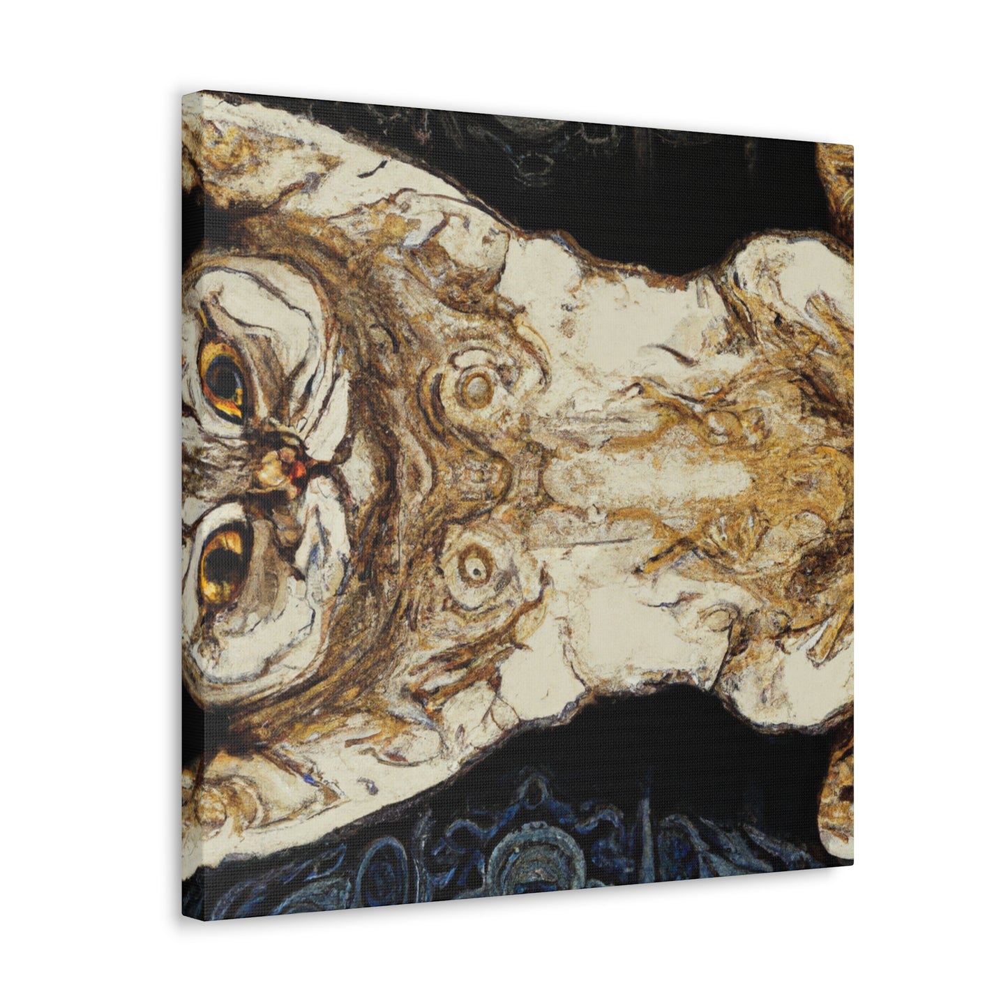 Feline Folds of Beauty - Canvas