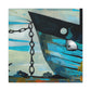 Fishing Boats At Sea - Canvas