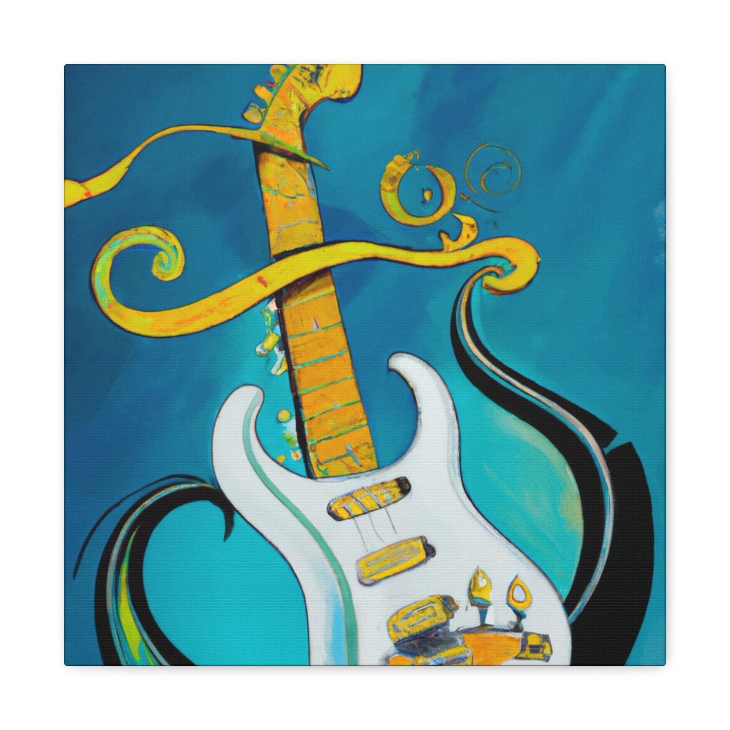 Fender in Art Nouveau - Canvas