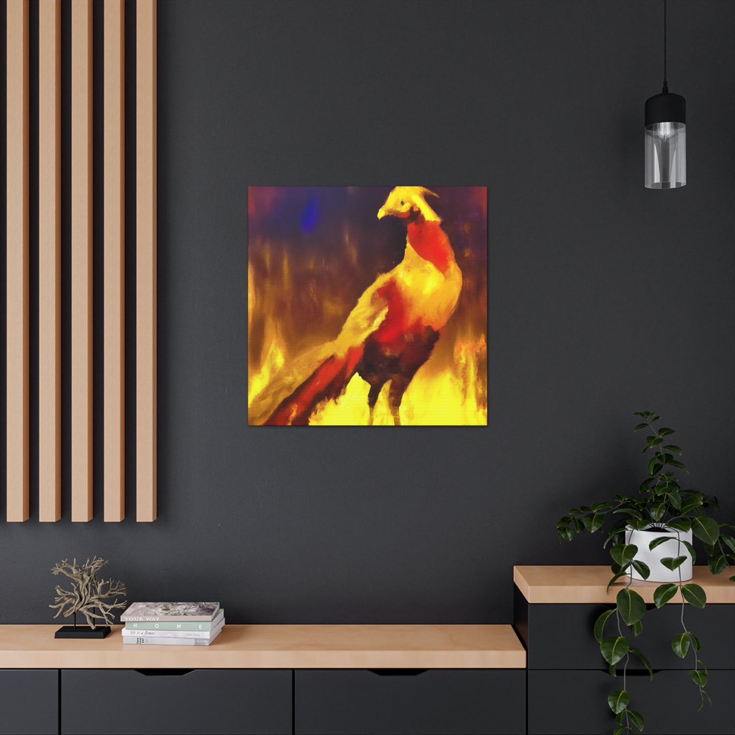 "Golden Pheasant Dance" - Canvas