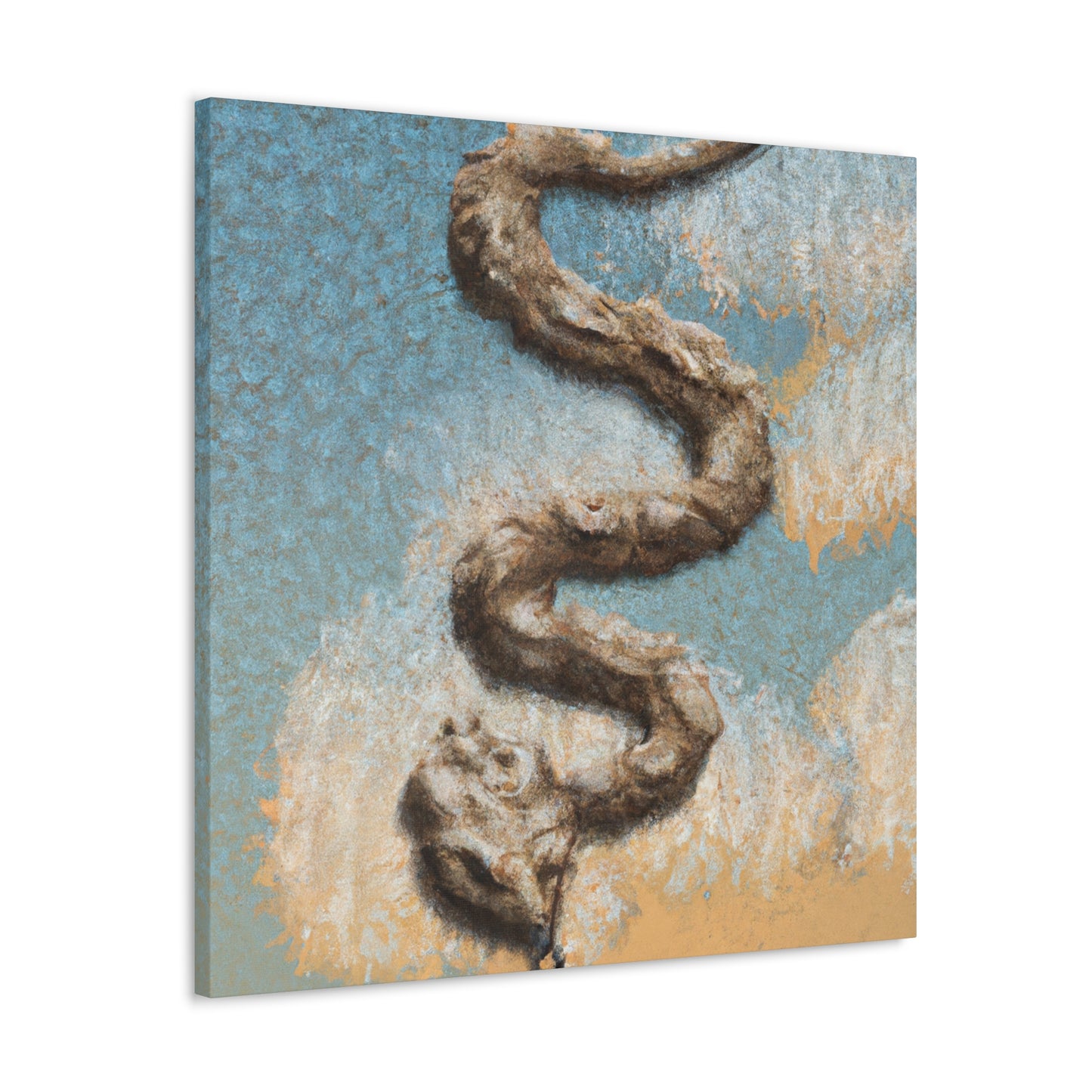 Rattlesnake On Canvas - Canvas