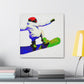 Snowboarding Thrill Ride - Canvas