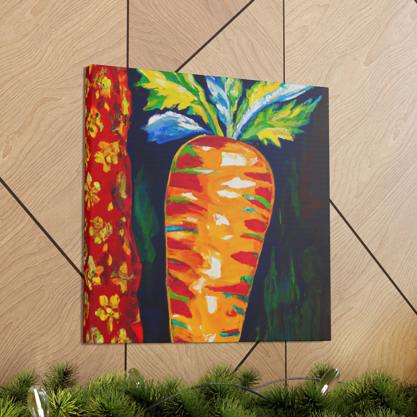 "Carrot in Baroque" - Canvas