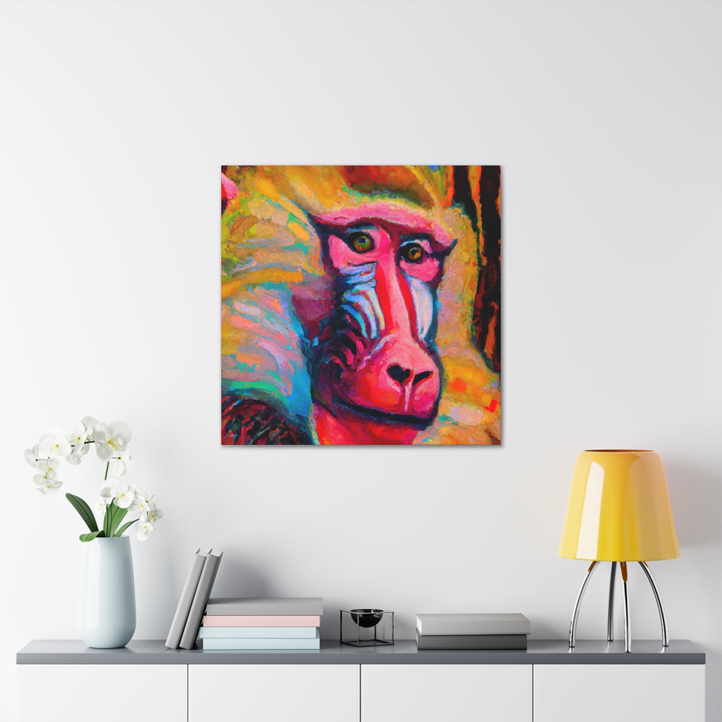 "Baboon's Street Play" - Canvas