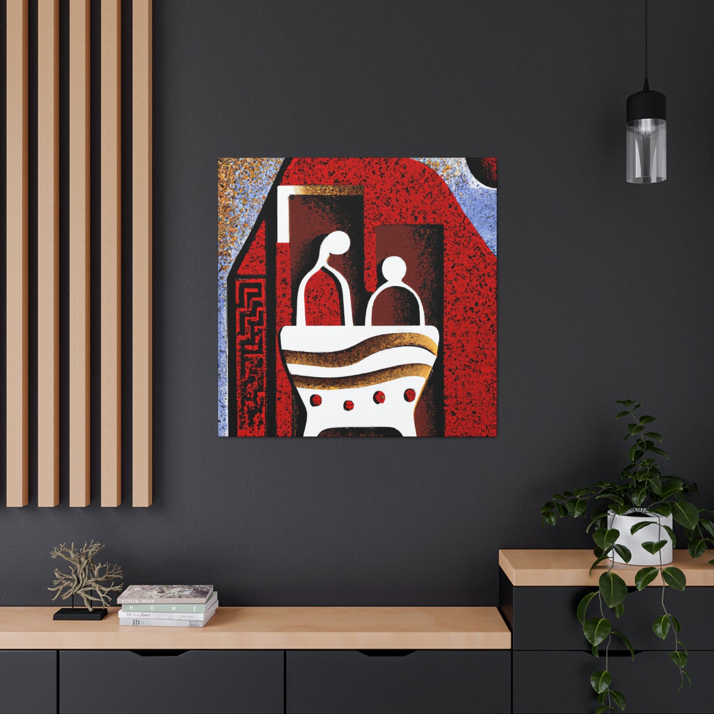 Manger in Art Deco - Canvas