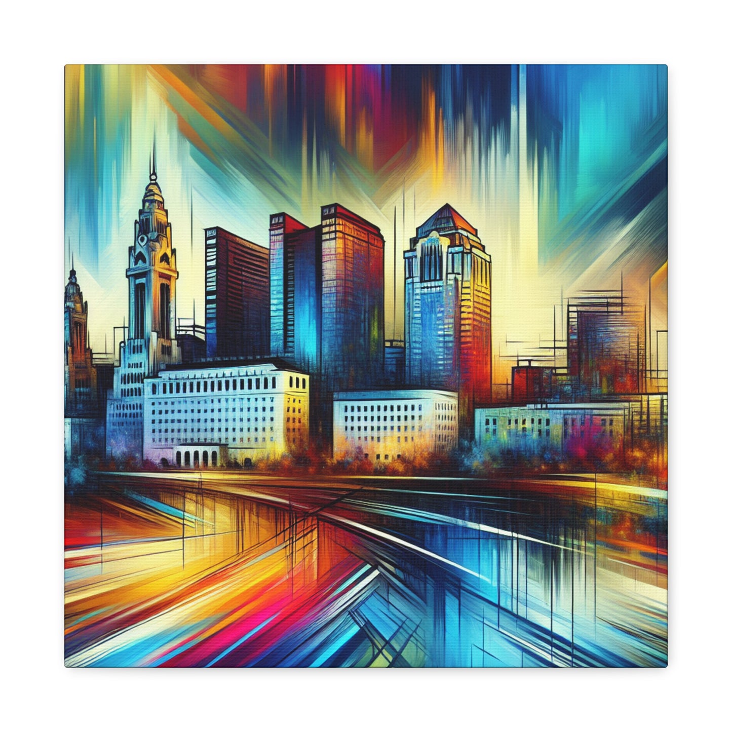 "Columbus: A Tranquil Discovery" - Canvas