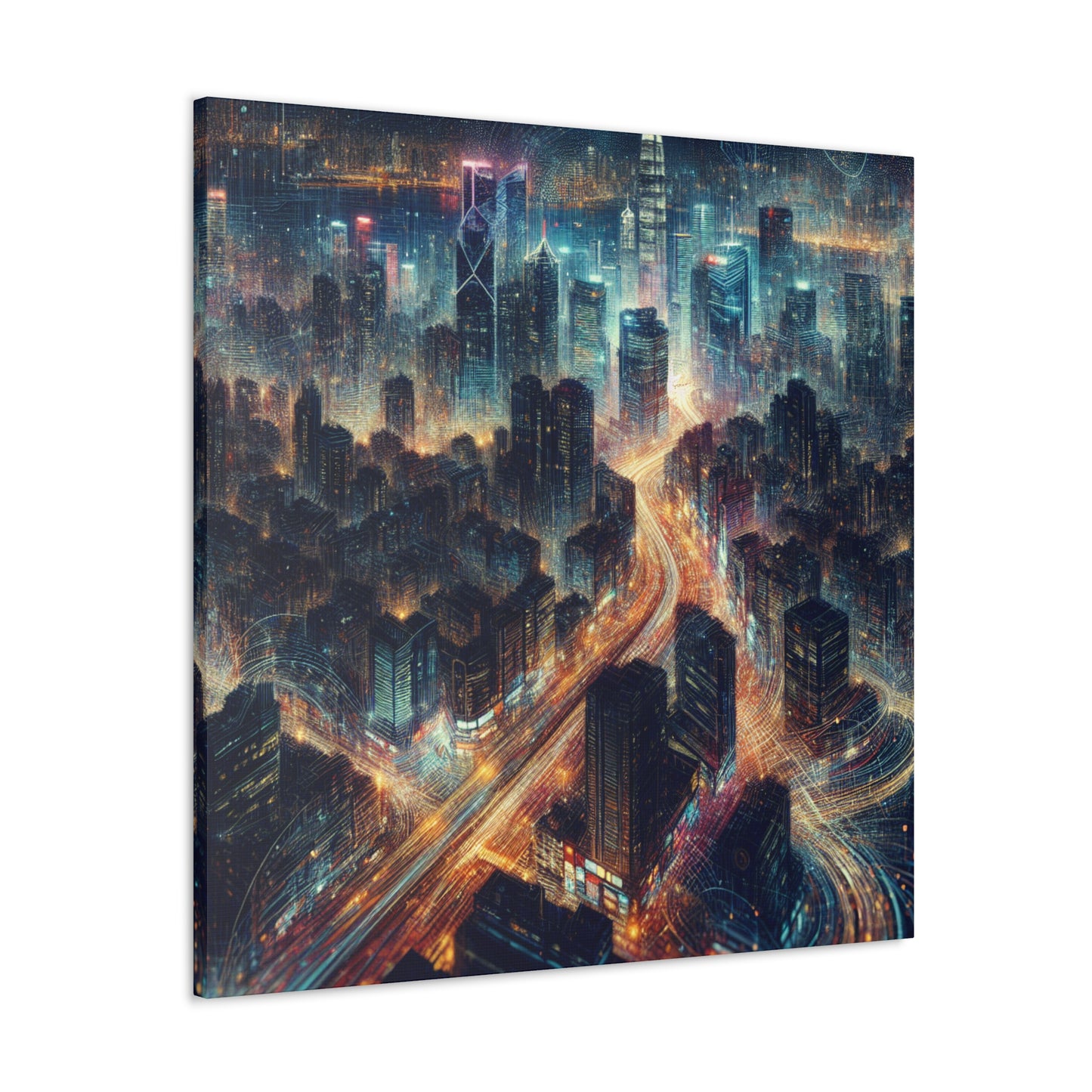 "Midnight Metropolitan Majesty" - Canvas