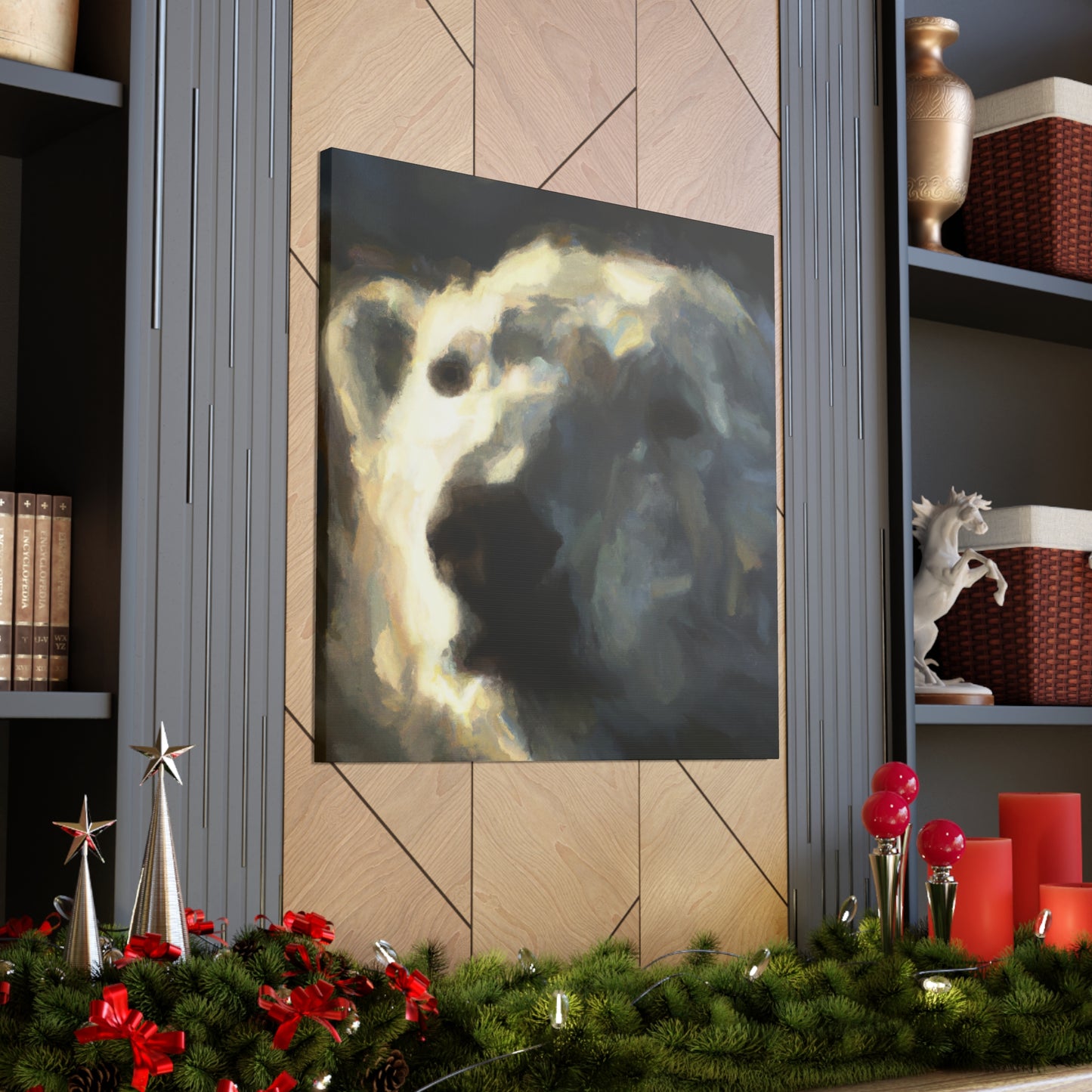 Polar Bear in Color - Canvas