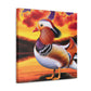 Mandarin Duck Surreality - Canvas