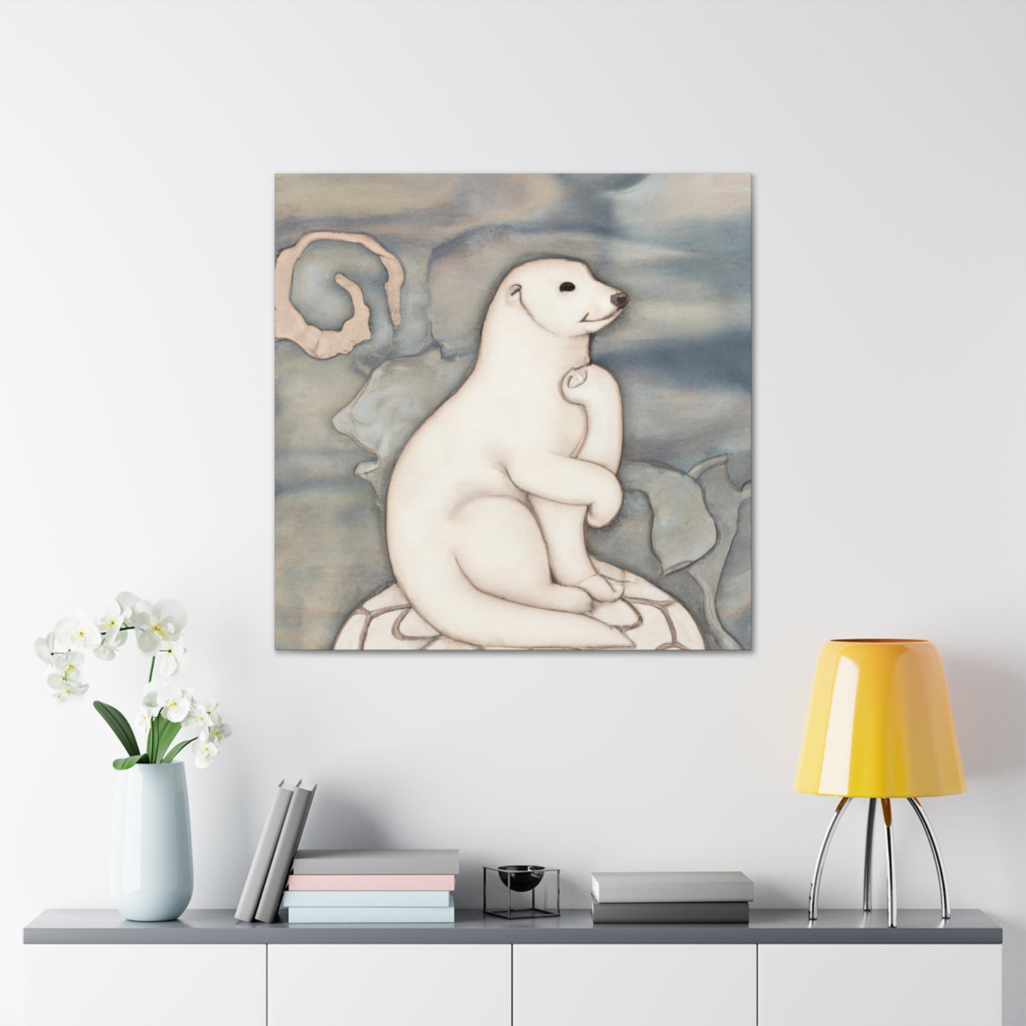 Ermine in Splendor. - Canvas