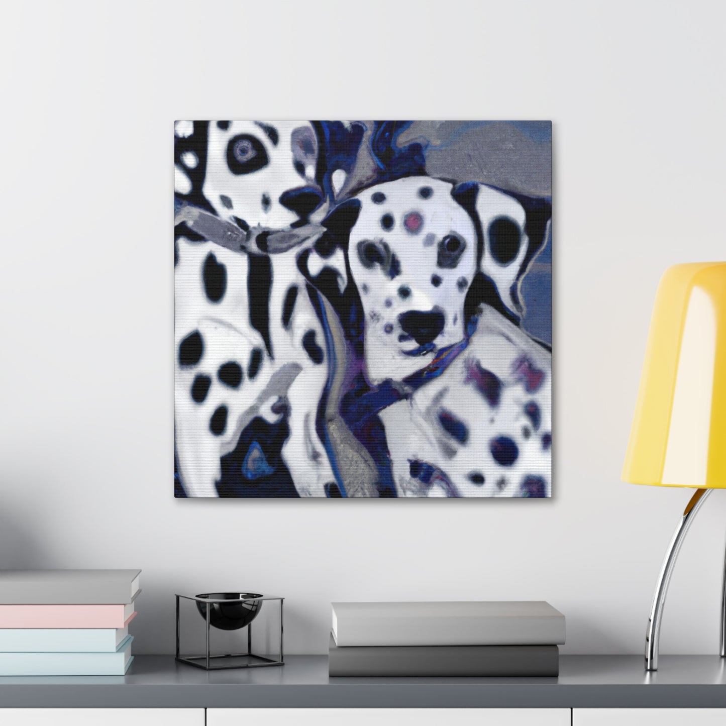 Dalmatian Abstract Expressionism - Canvas