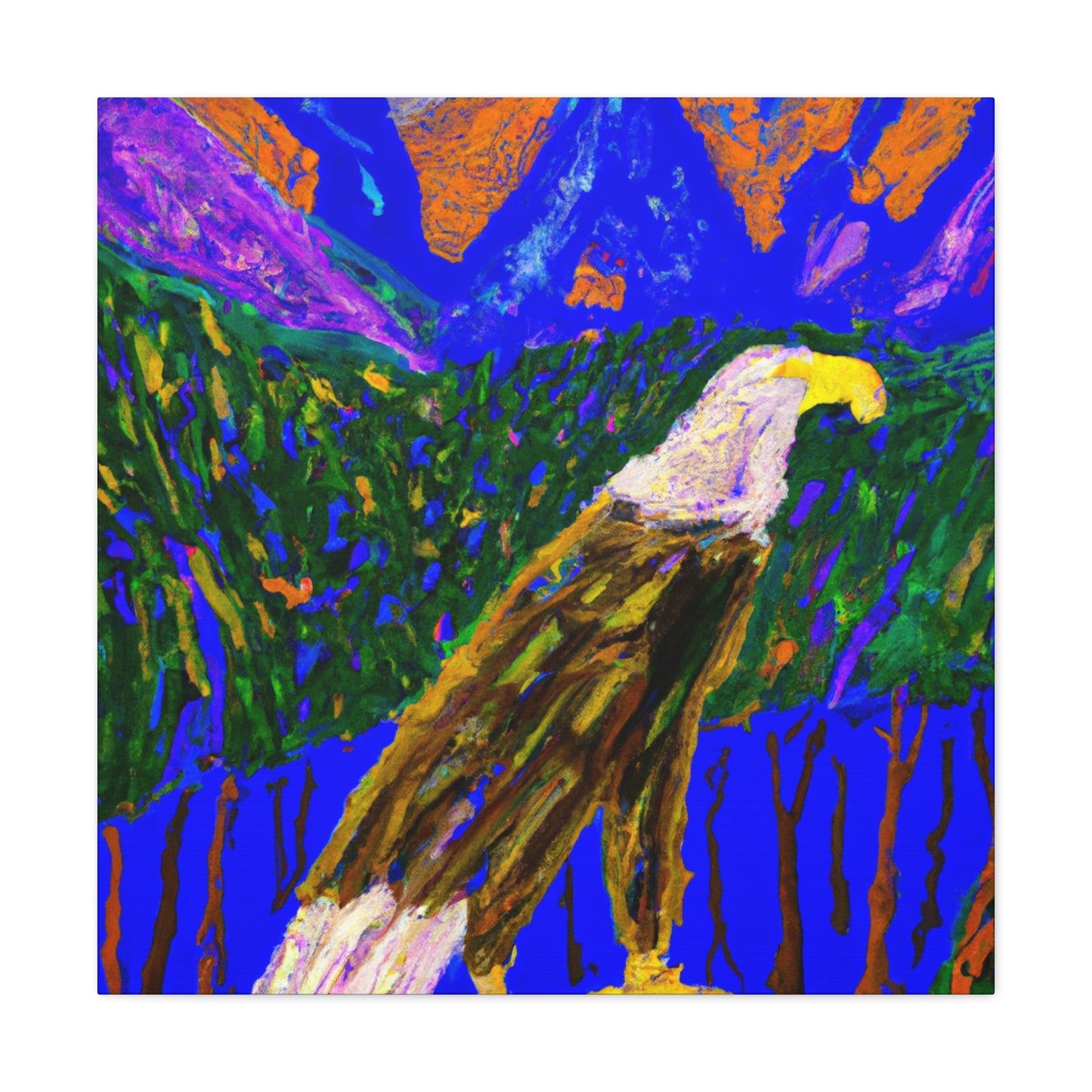 "The Noble Bald Eagle" - Canvas