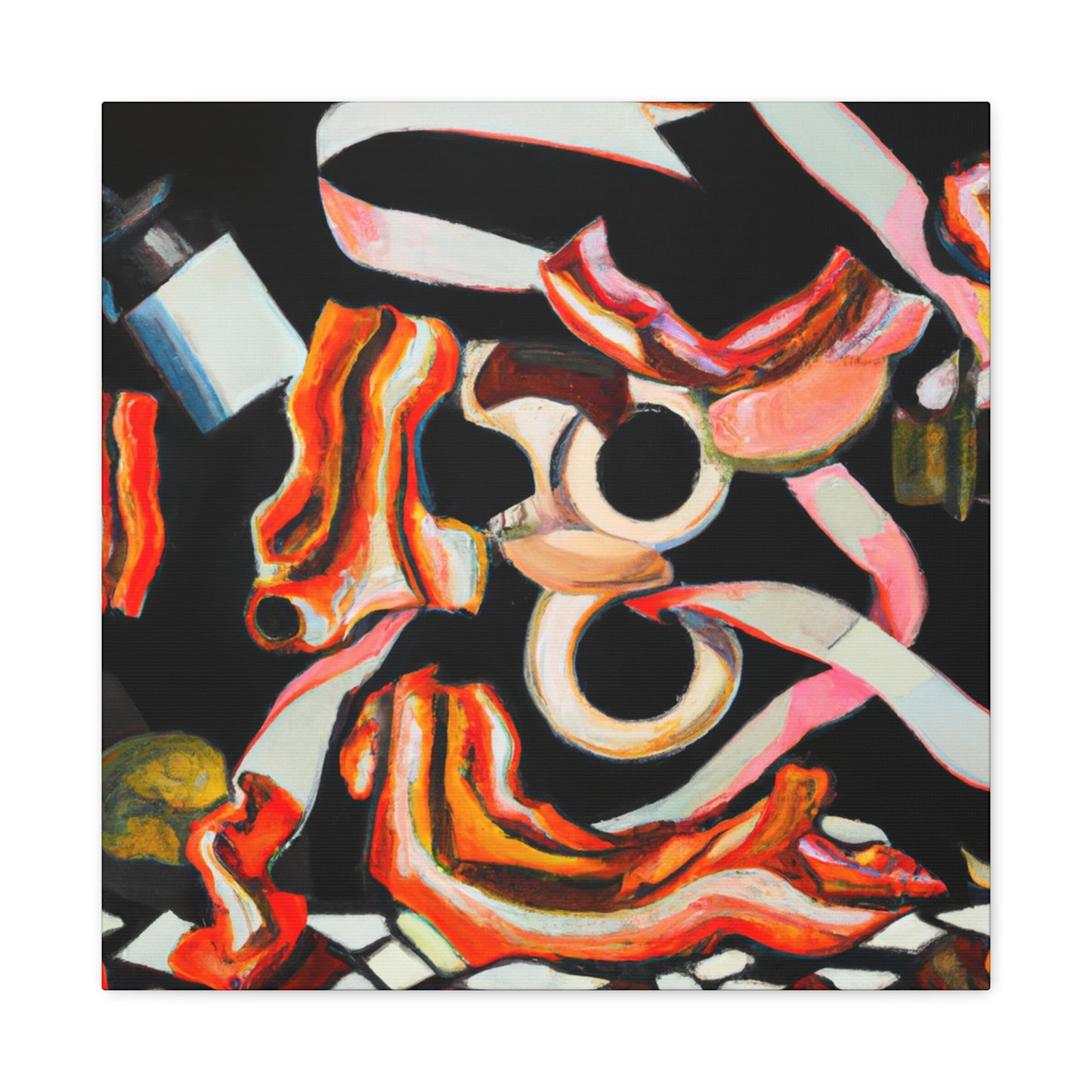 Bacon on Fire Dream - Canvas