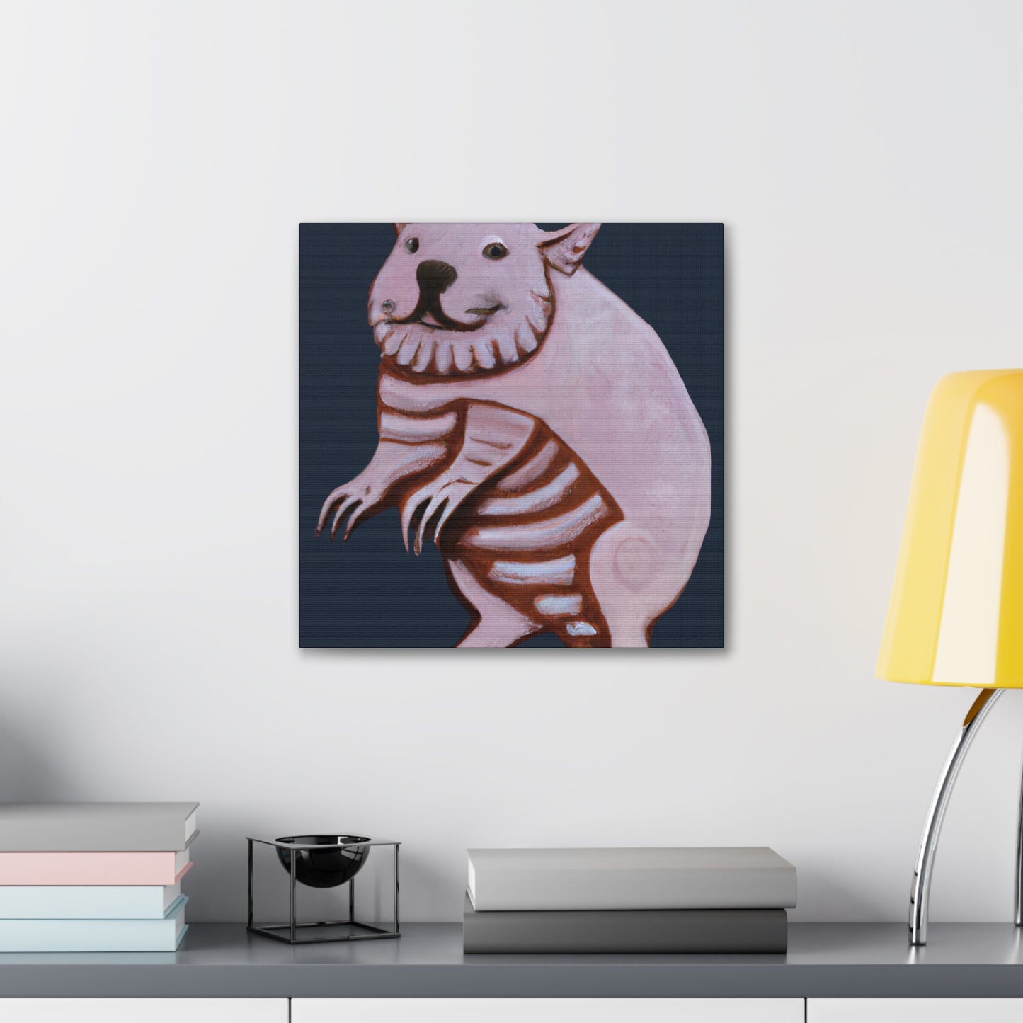 "Wombat's Winter Wonderland" - Canvas