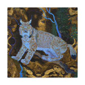 Lynx in Moonlight Glow - Canvas