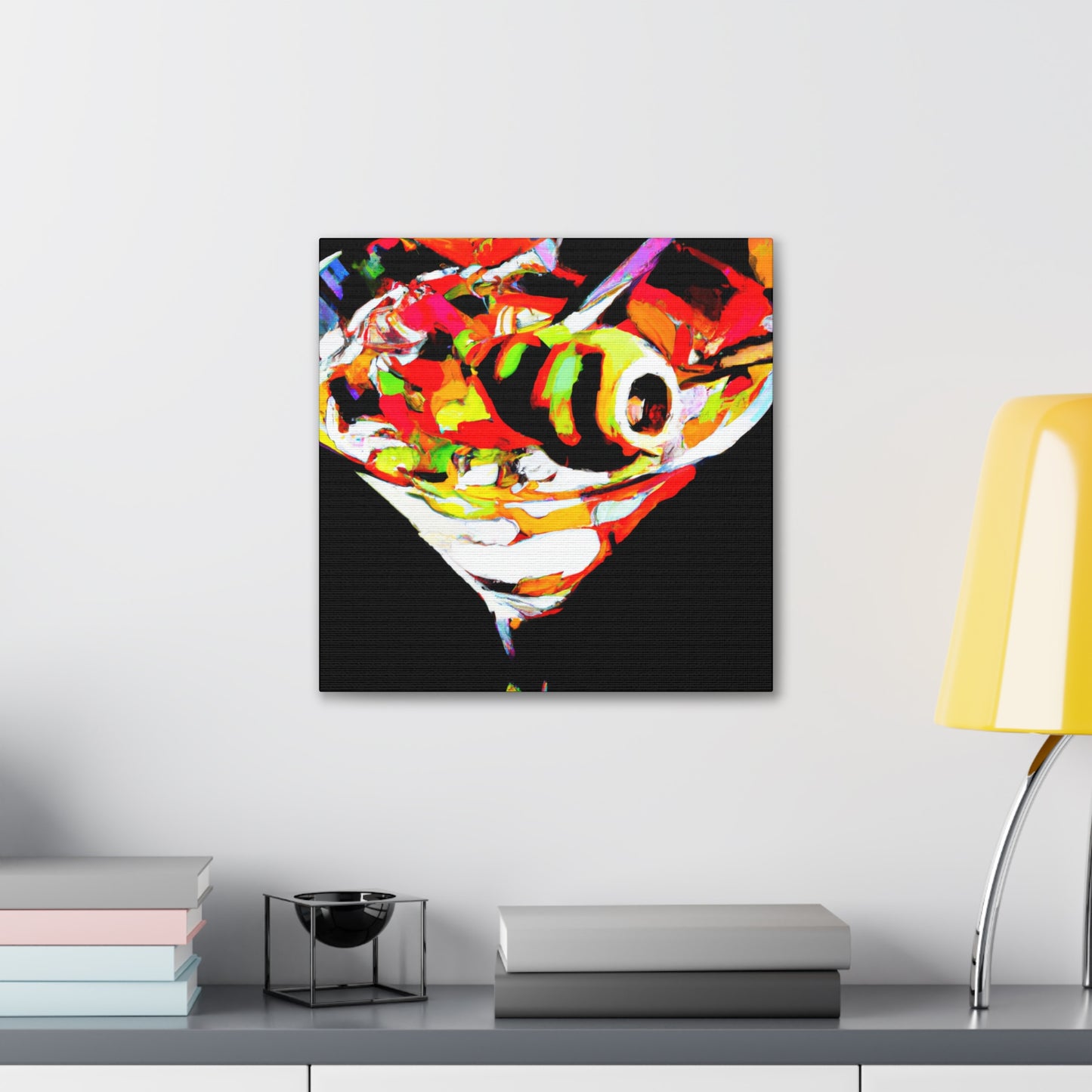 "Martini in Fauvism Hues" - Canvas