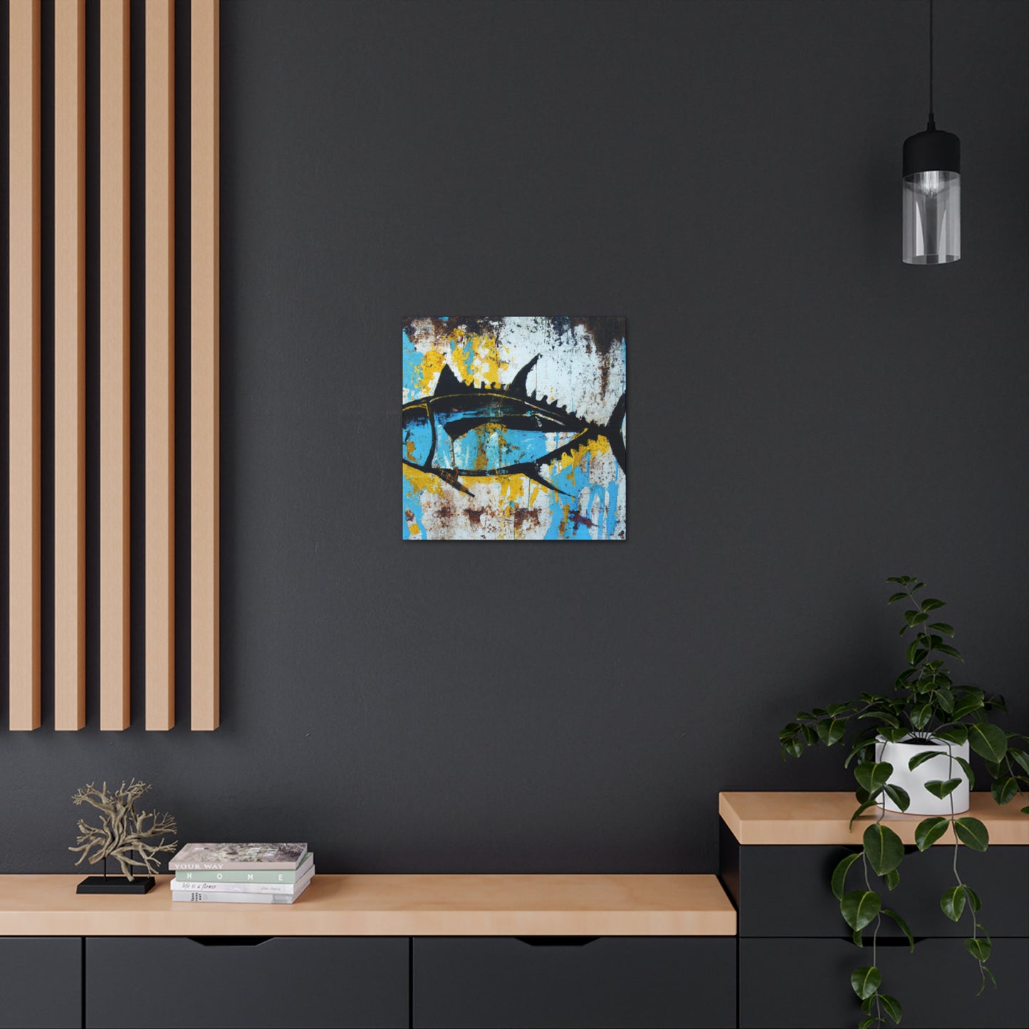 Tuna in Moonlight Illumination - Canvas