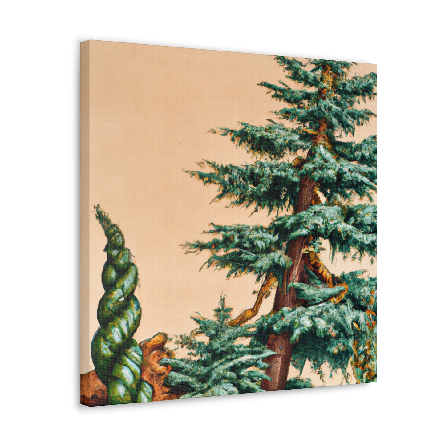 "Fir Tree in Bloom" - Canvas