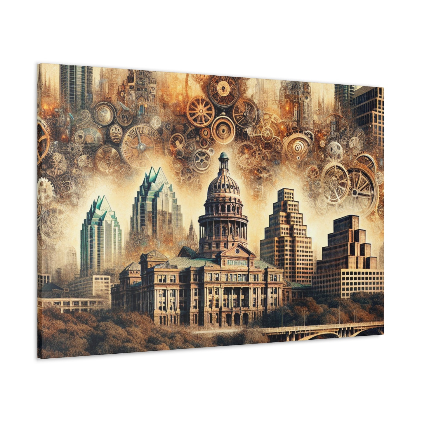 "Steam-powered Austin Enchantment" - Canvas