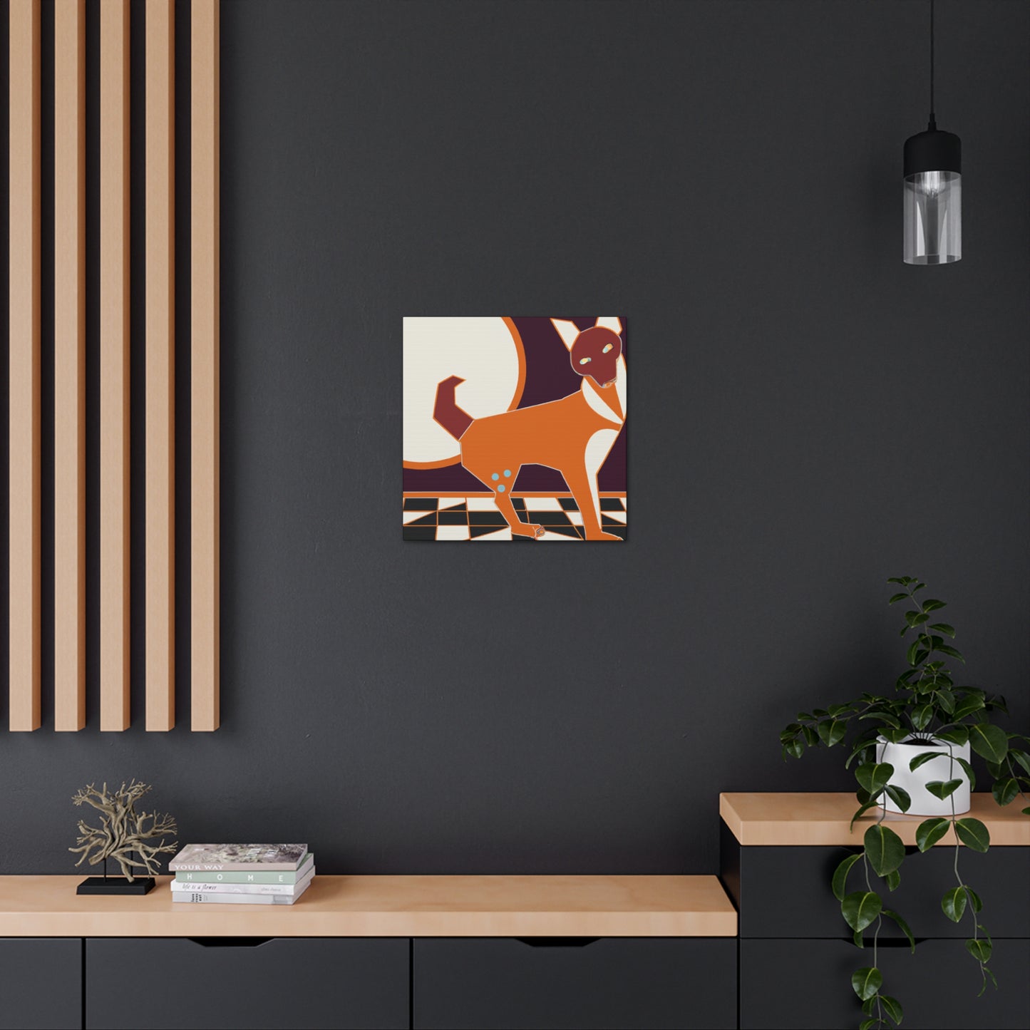 "Dhole as Diamonds Light" - Canvas