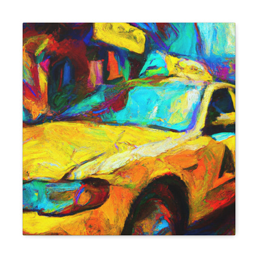 Riding the Taxicab - Canvas