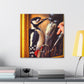 Downy Woodpecker Dreamscape - Canvas