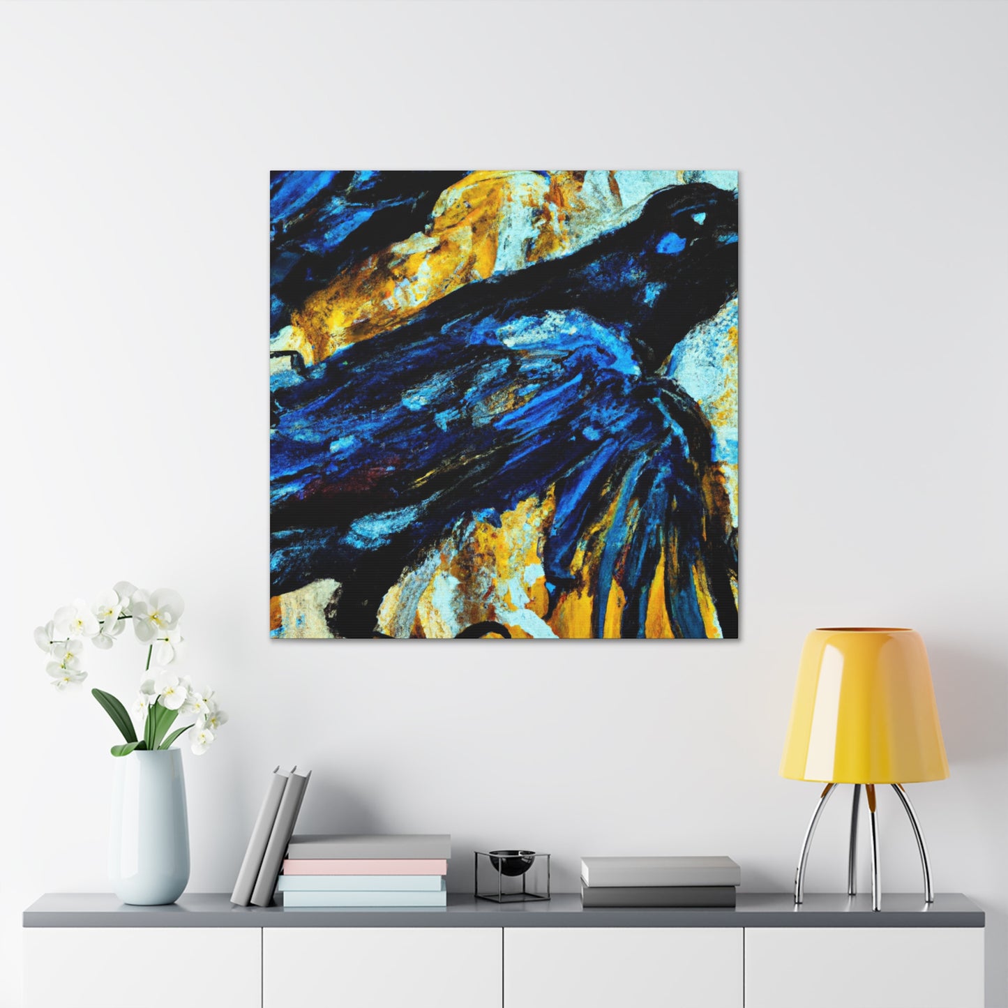 "American Crow Majesty" - Canvas