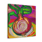 "Onion Fauvist Splendor" - Canvas