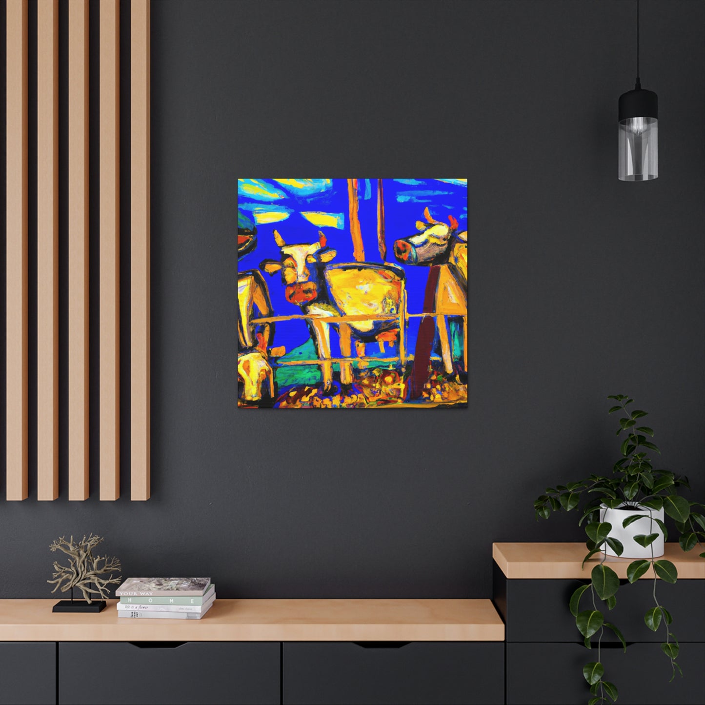 "Cow of Emotional Splendor" - Canvas