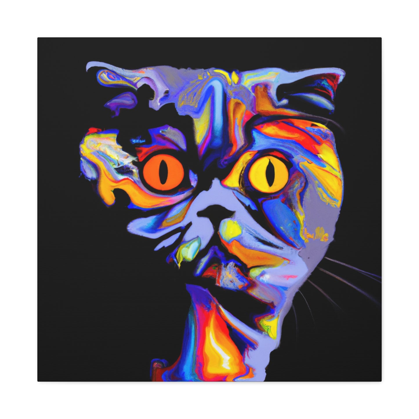 British Shorthair Deco - Canvas