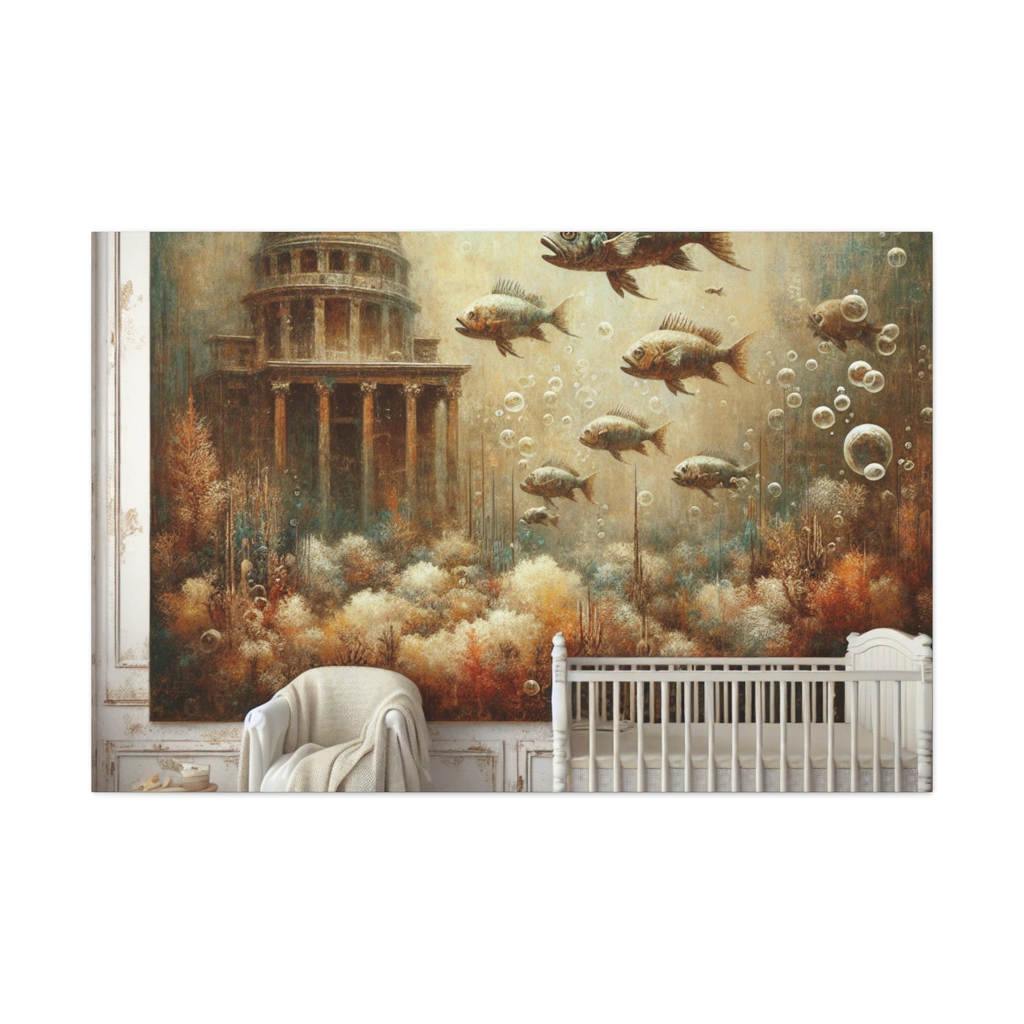 Enchanted Aquatic Symphony - Canvas