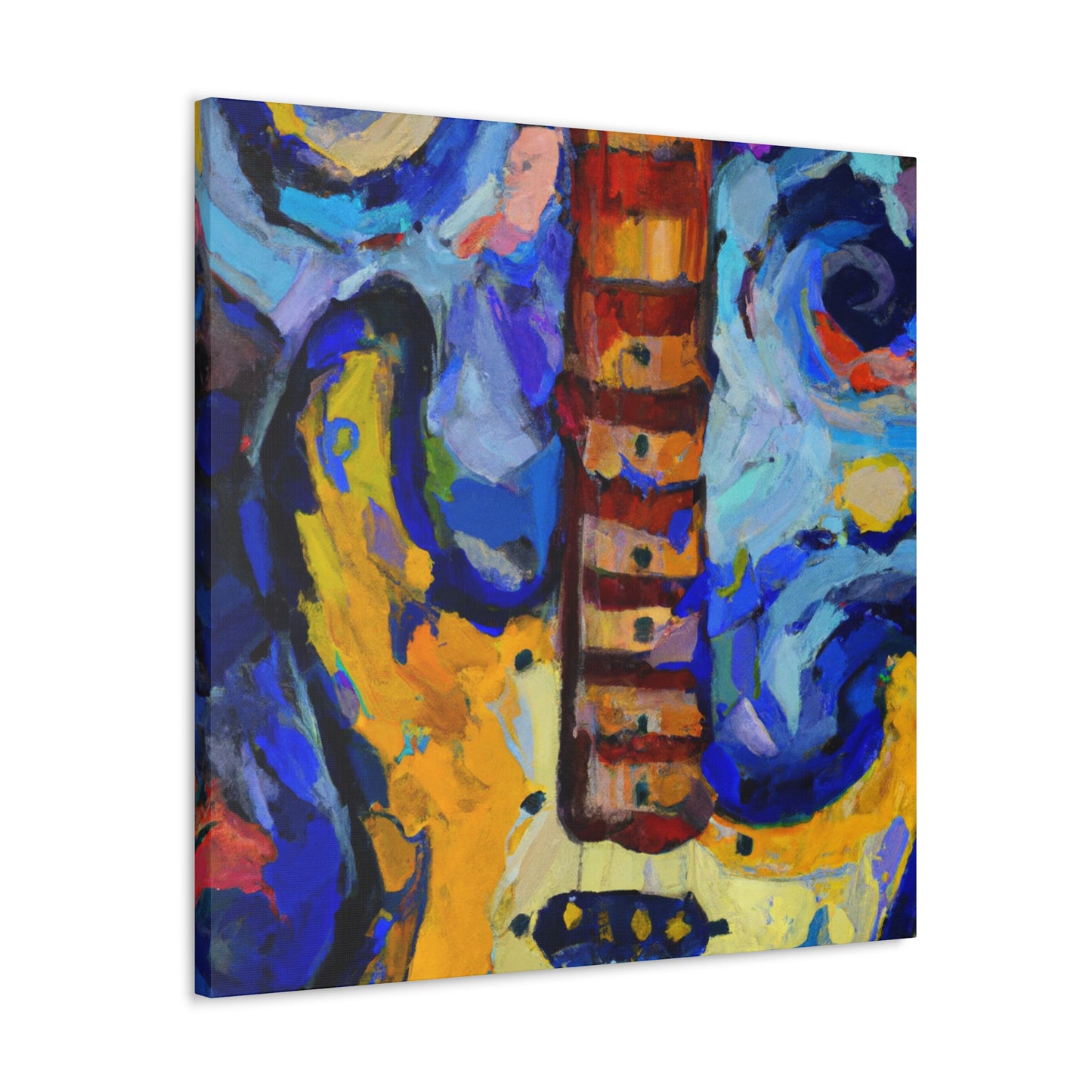 Fender in Expressionism. - Canvas