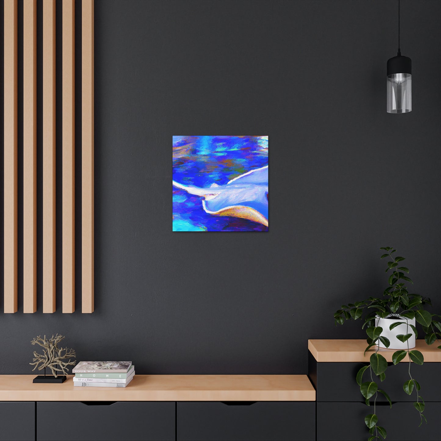 "Stunning Stingray Impression" - Canvas