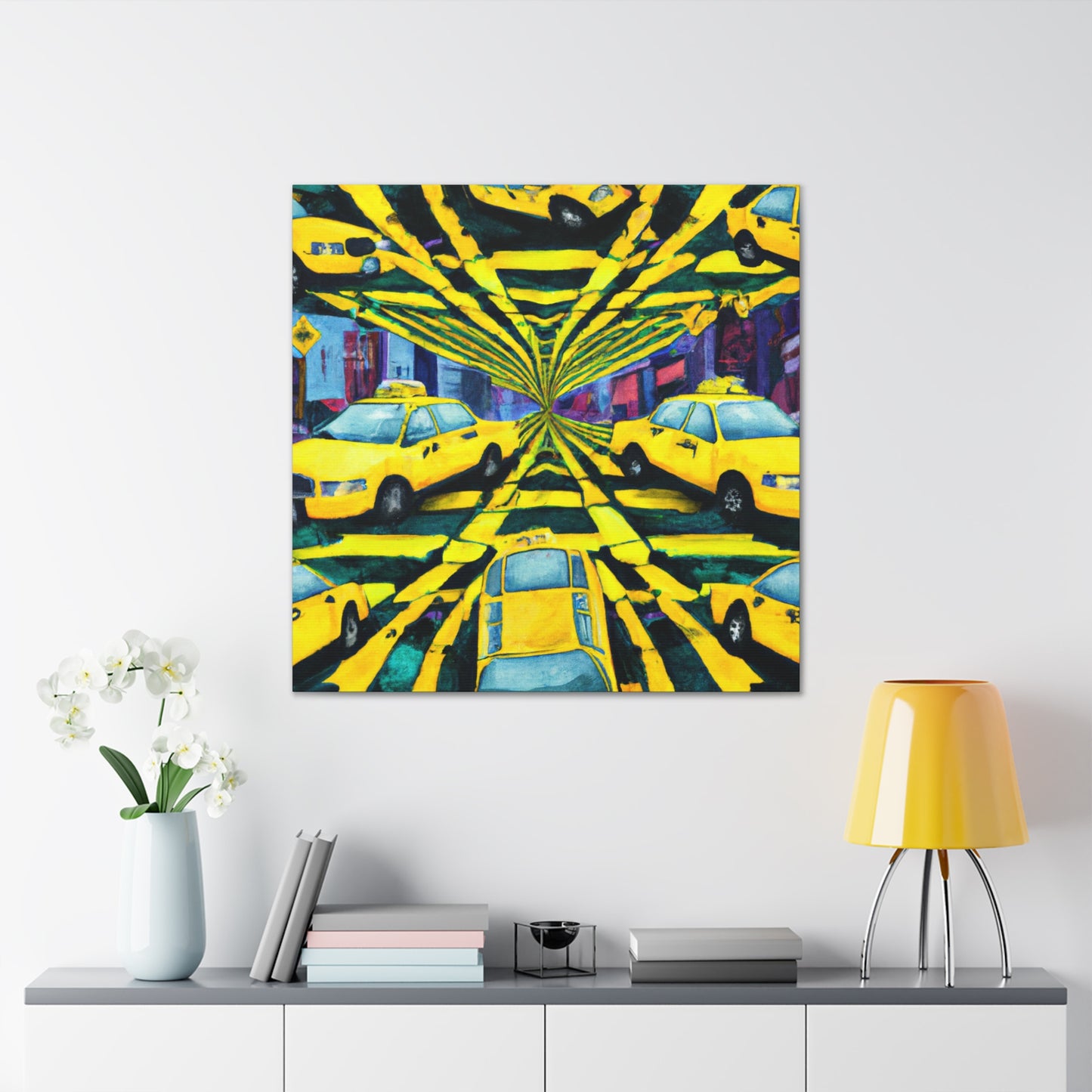 "Taxi Ride Home" - Canvas