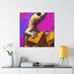 Crested Gecko Sunrise - Canvas