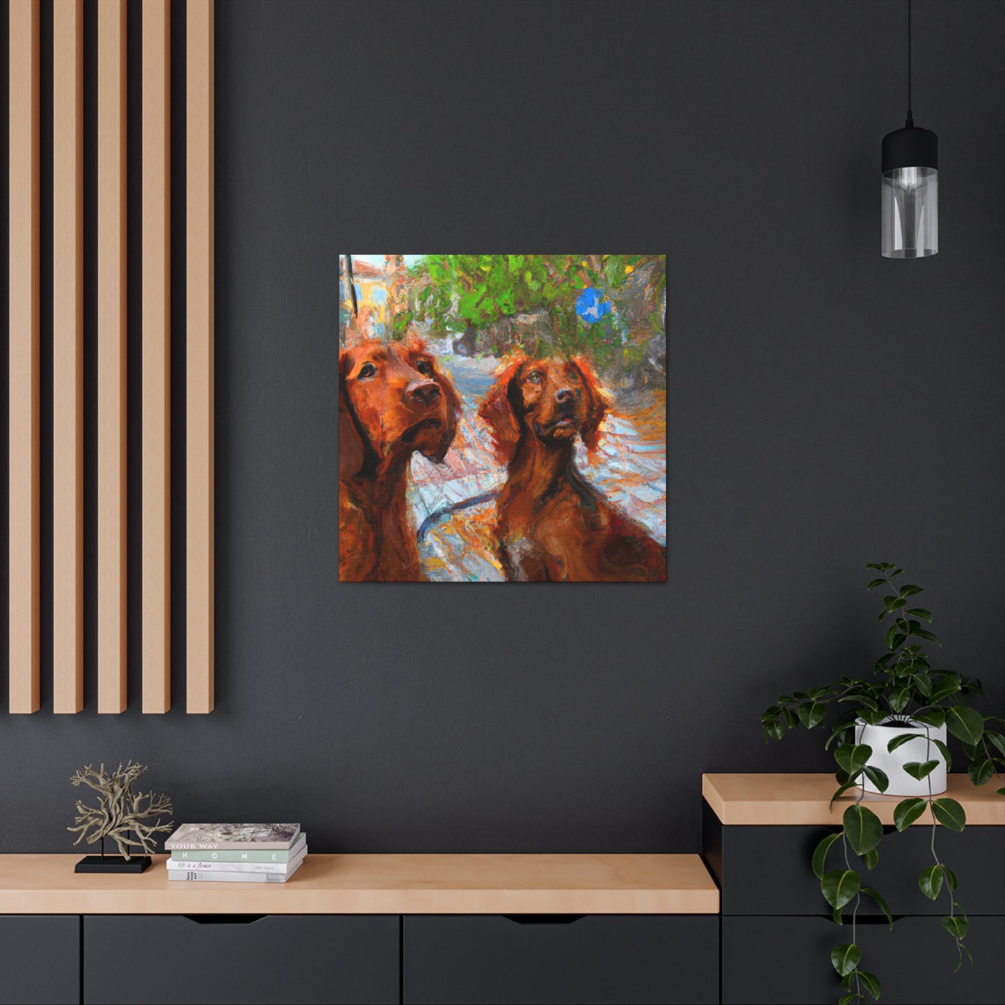 Irish Setter Portrait - Canvas