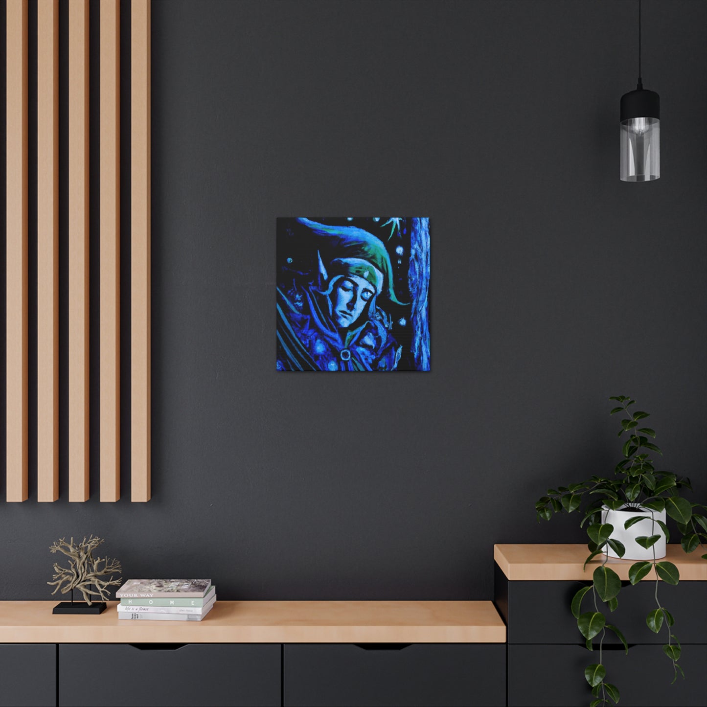 Elf in Evening Gown - Canvas