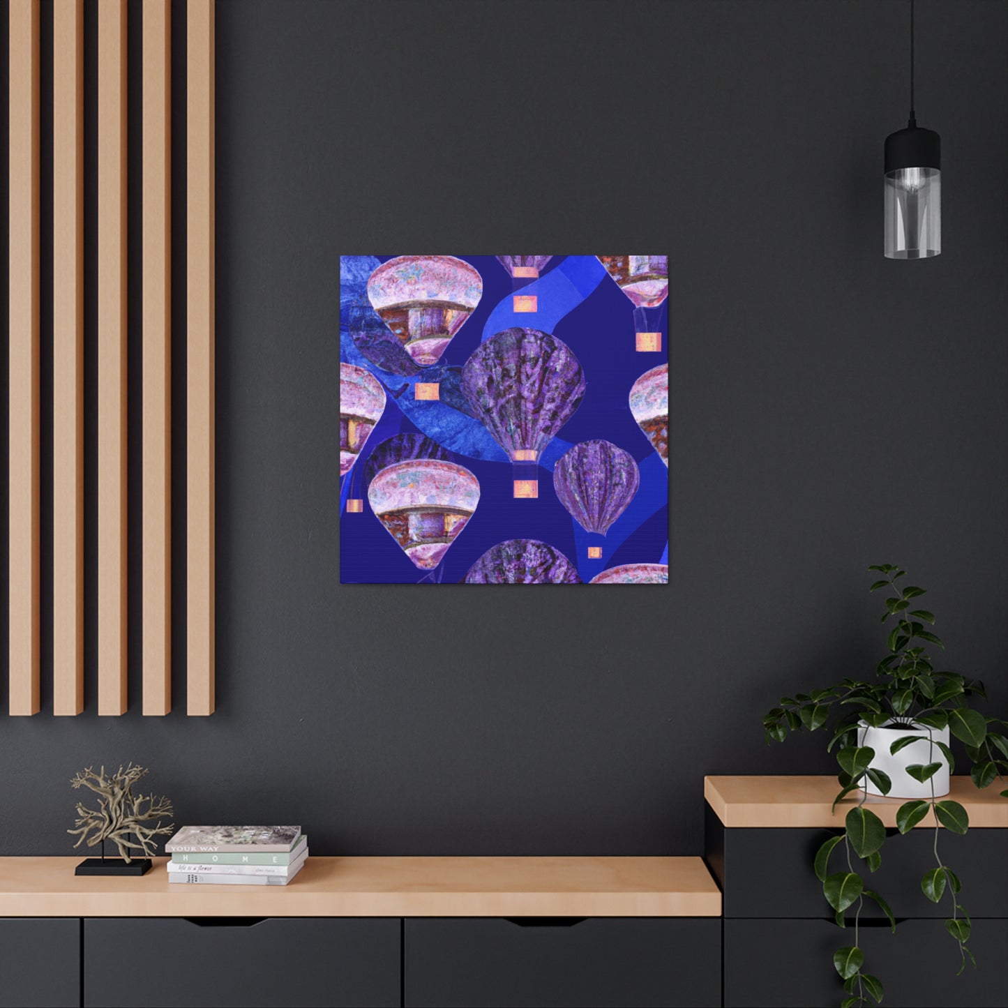 "Hot Air Balloons Soar" - Canvas