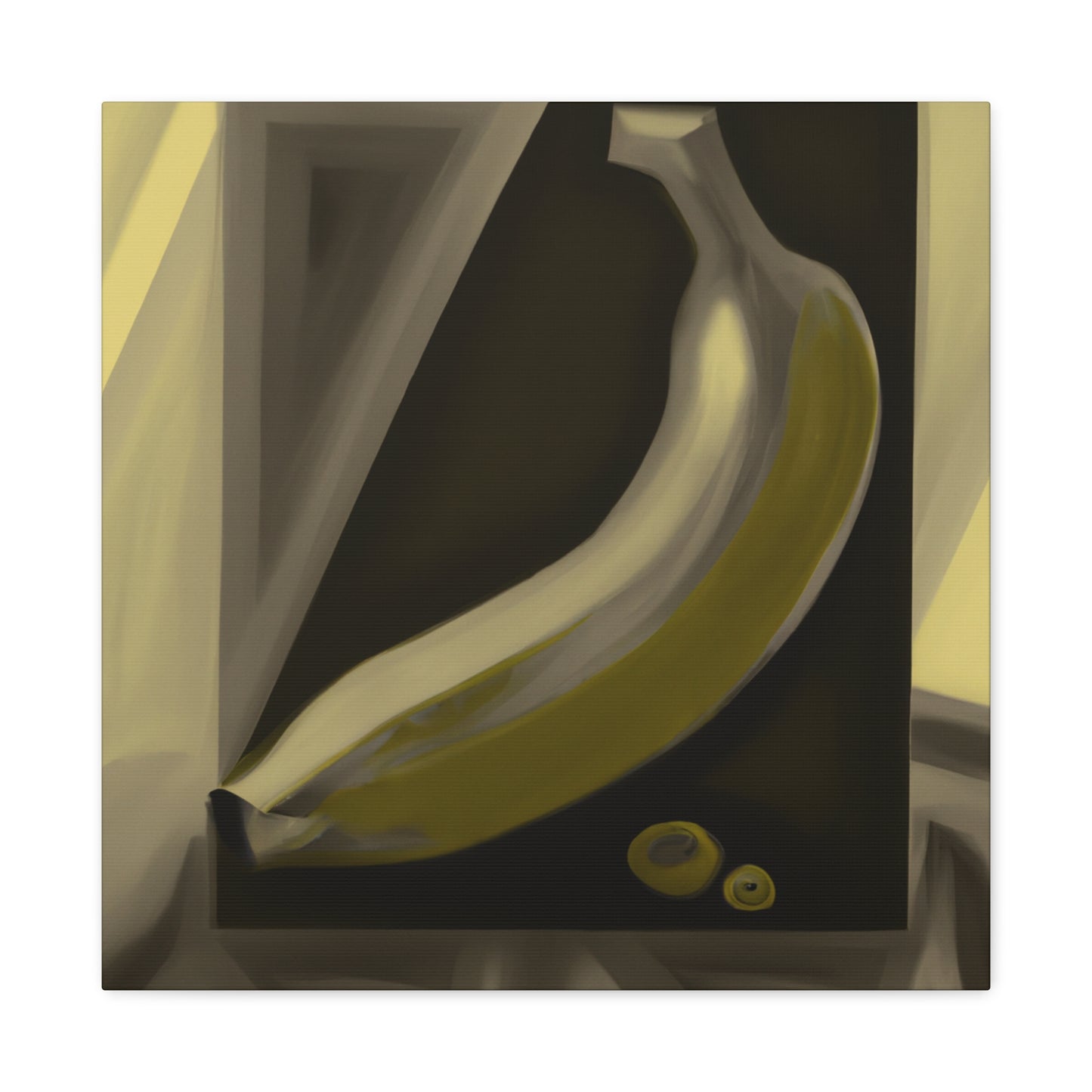 "Bananna Deco Delight" - Canvas