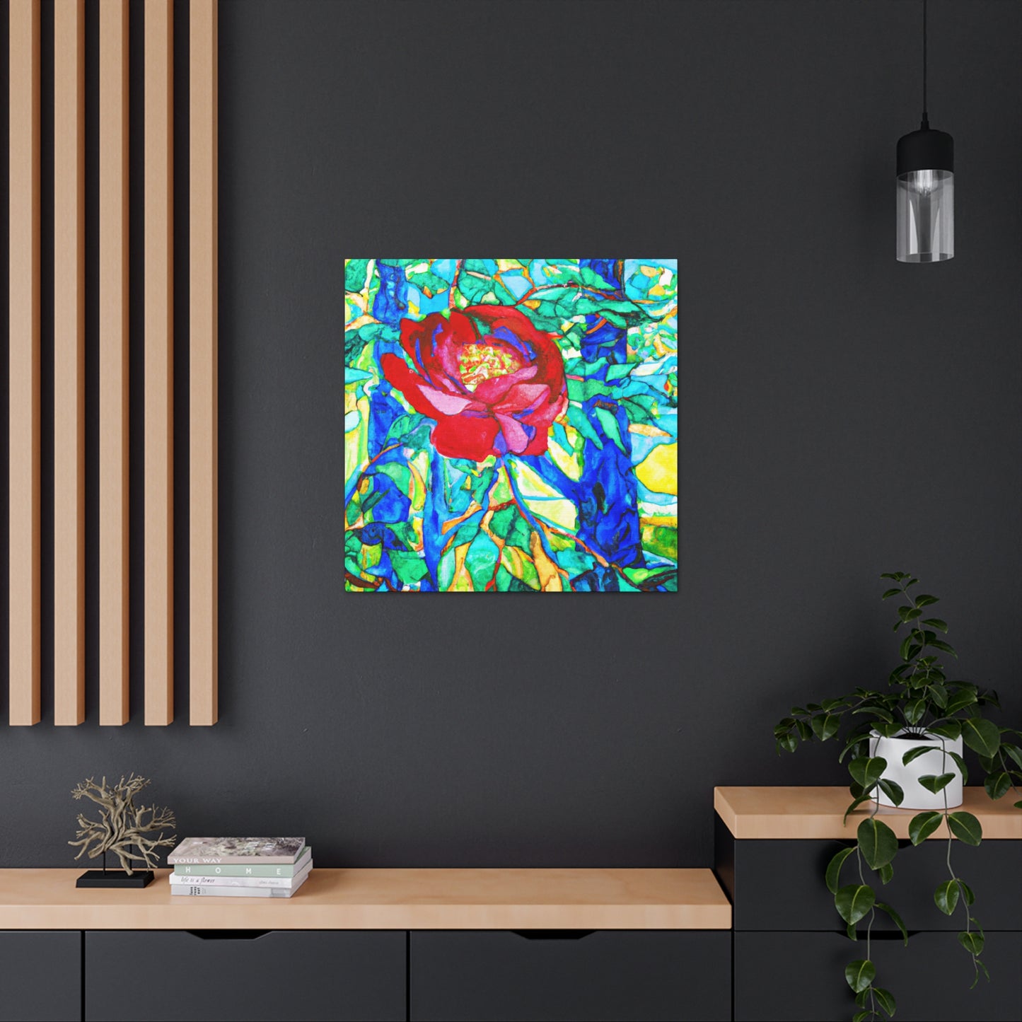 Rose's Eternal Bloom - Canvas