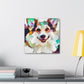 Welsh Corgi Reflection - Canvas