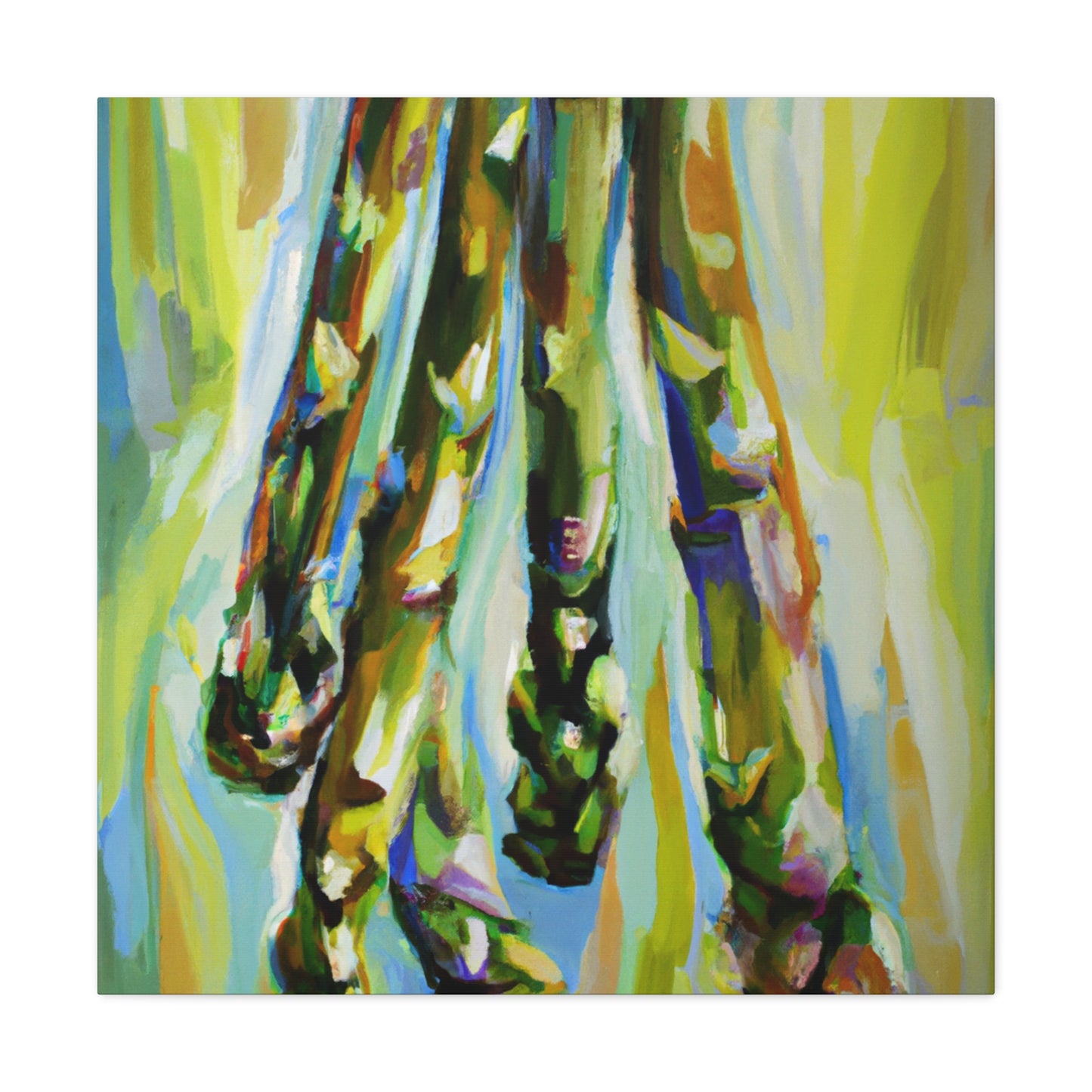 "Glorious Asparagus Meadow" - Canvas