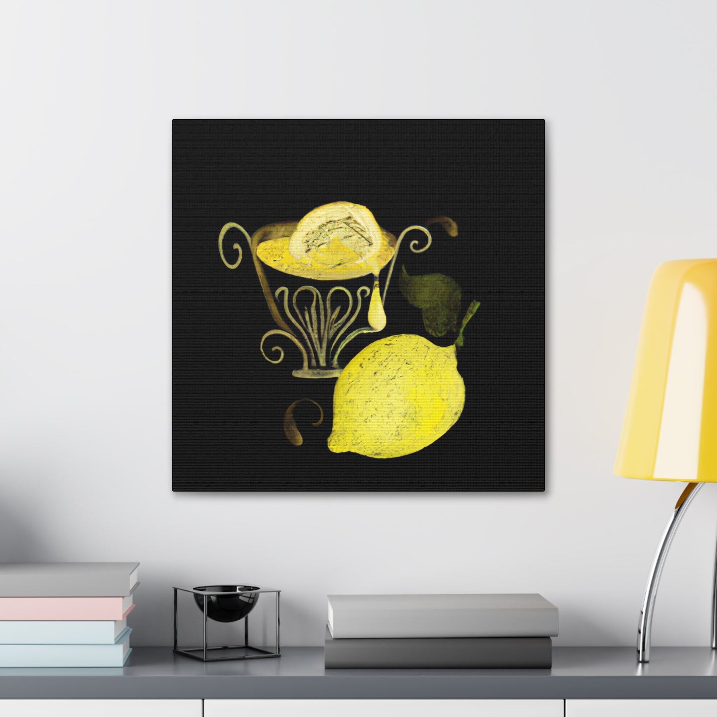 "A Lemon Baroque Delight" - Canvas