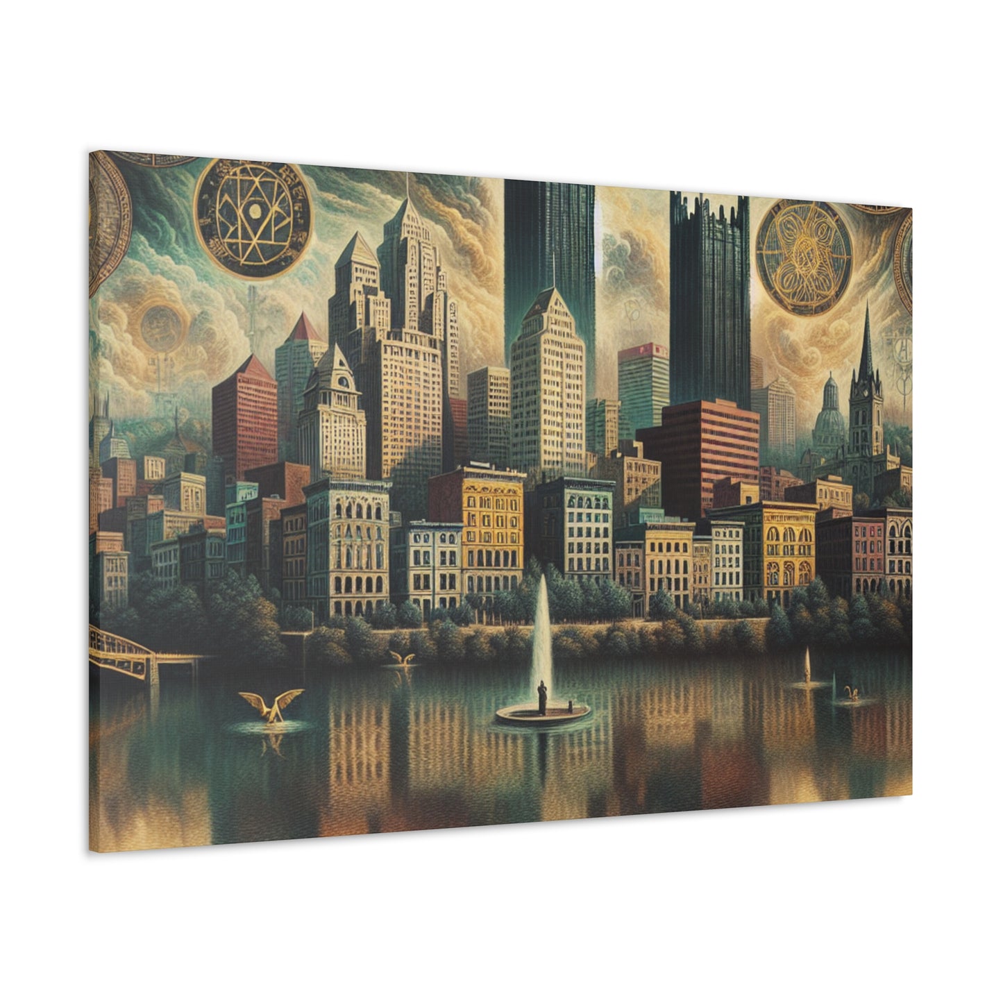 "Steel City Serenity" - Canvas