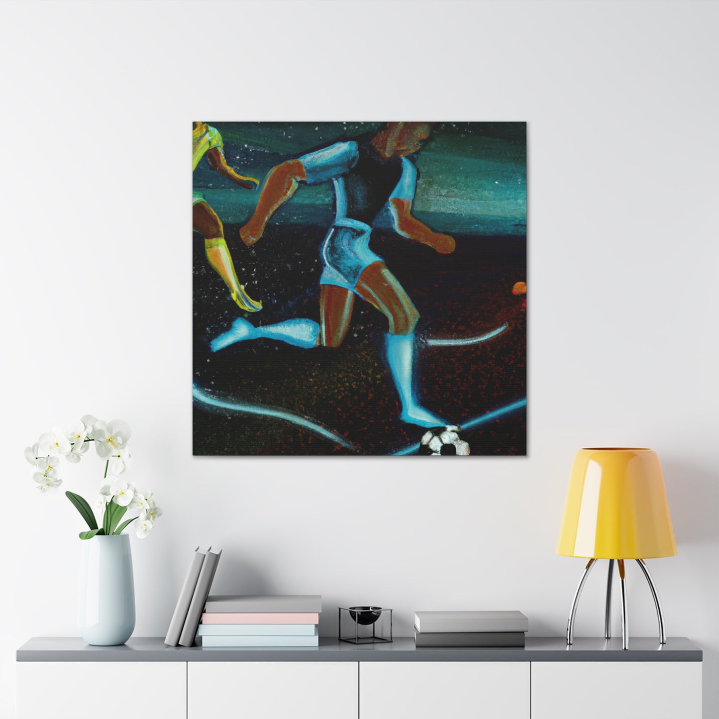 Football Dreamscape. - Canvas