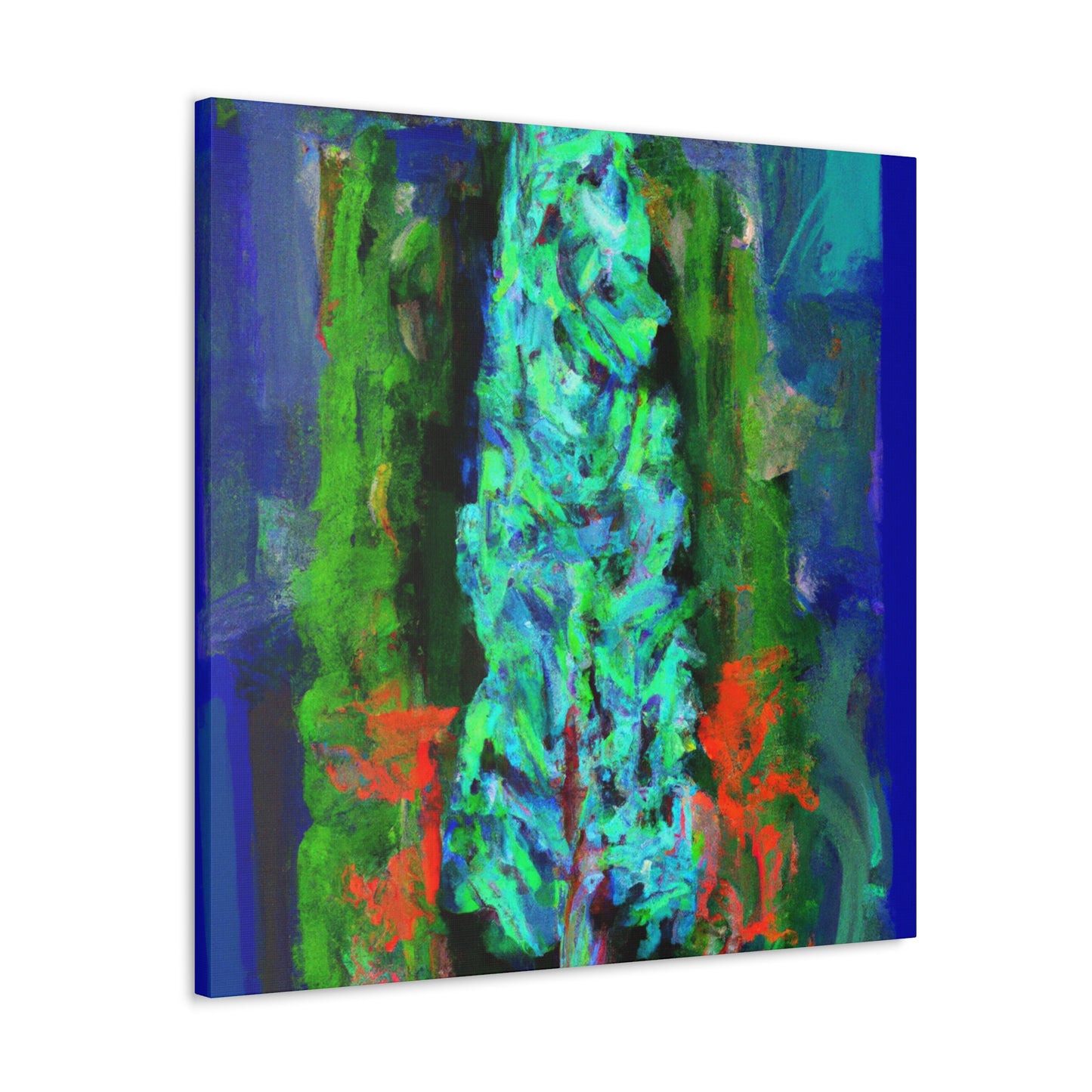 Cypress Tree Reflection - Canvas