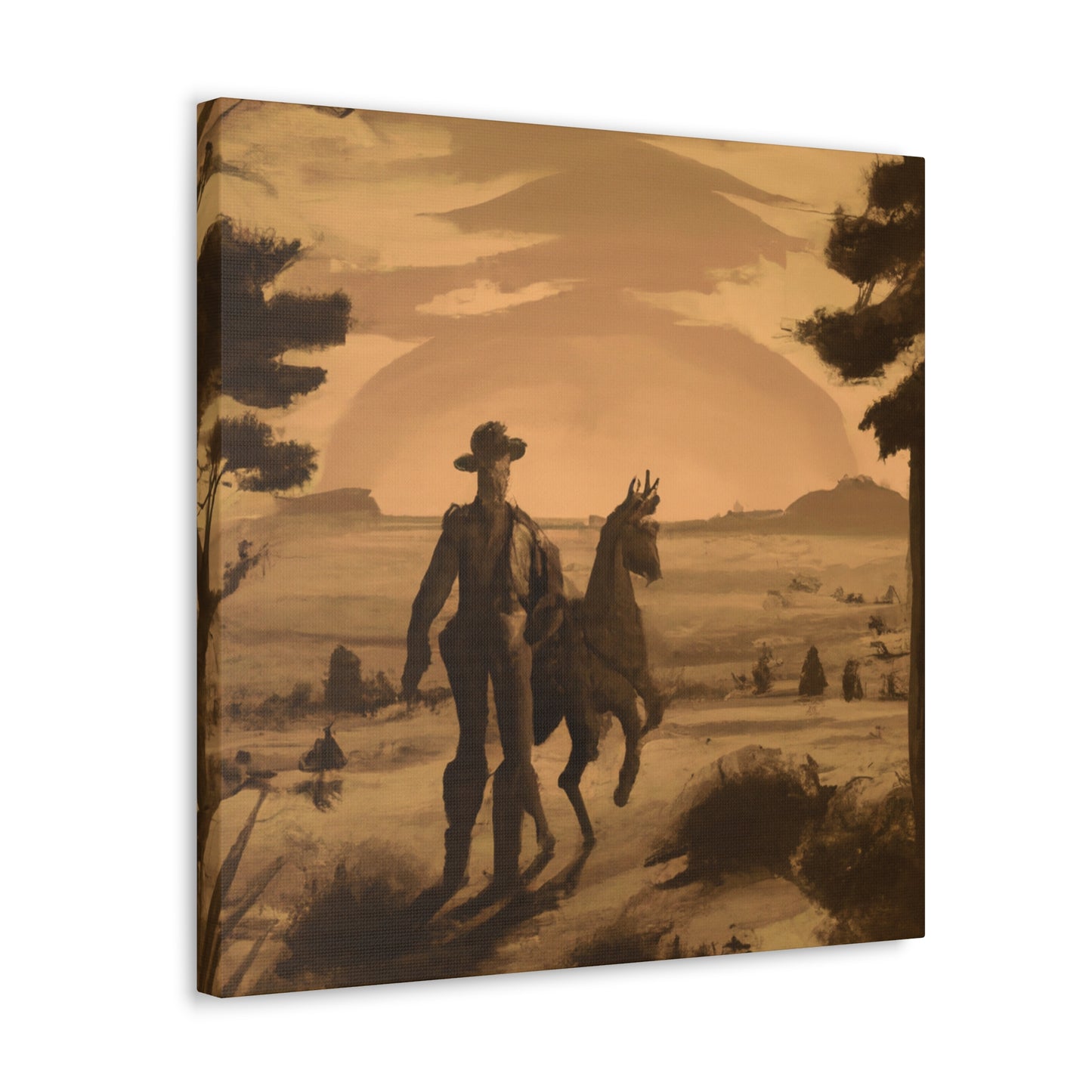 Western Landscape Jewel - Canvas