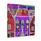 City Square Pop Mosaic - Canvas